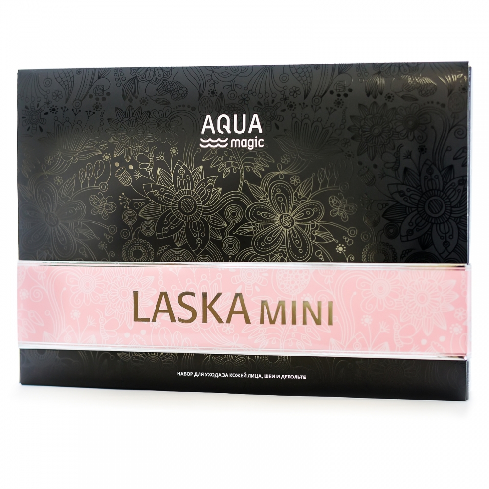 Набор AQUAmagic Laska Mini для ухода за кожей лица, шеи и декольте в интерн...